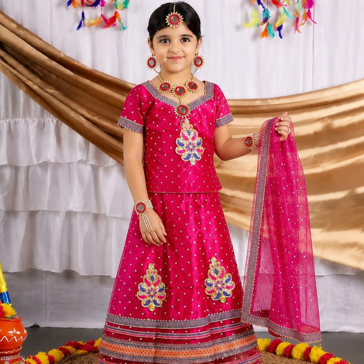 Radha lehenga dress image 1