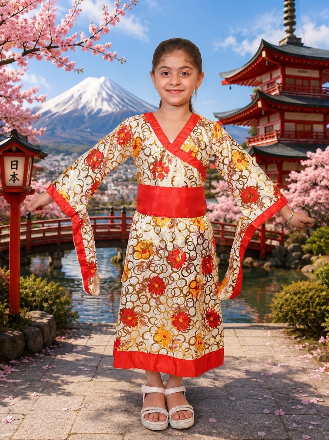 Japanese kimono dress image 2