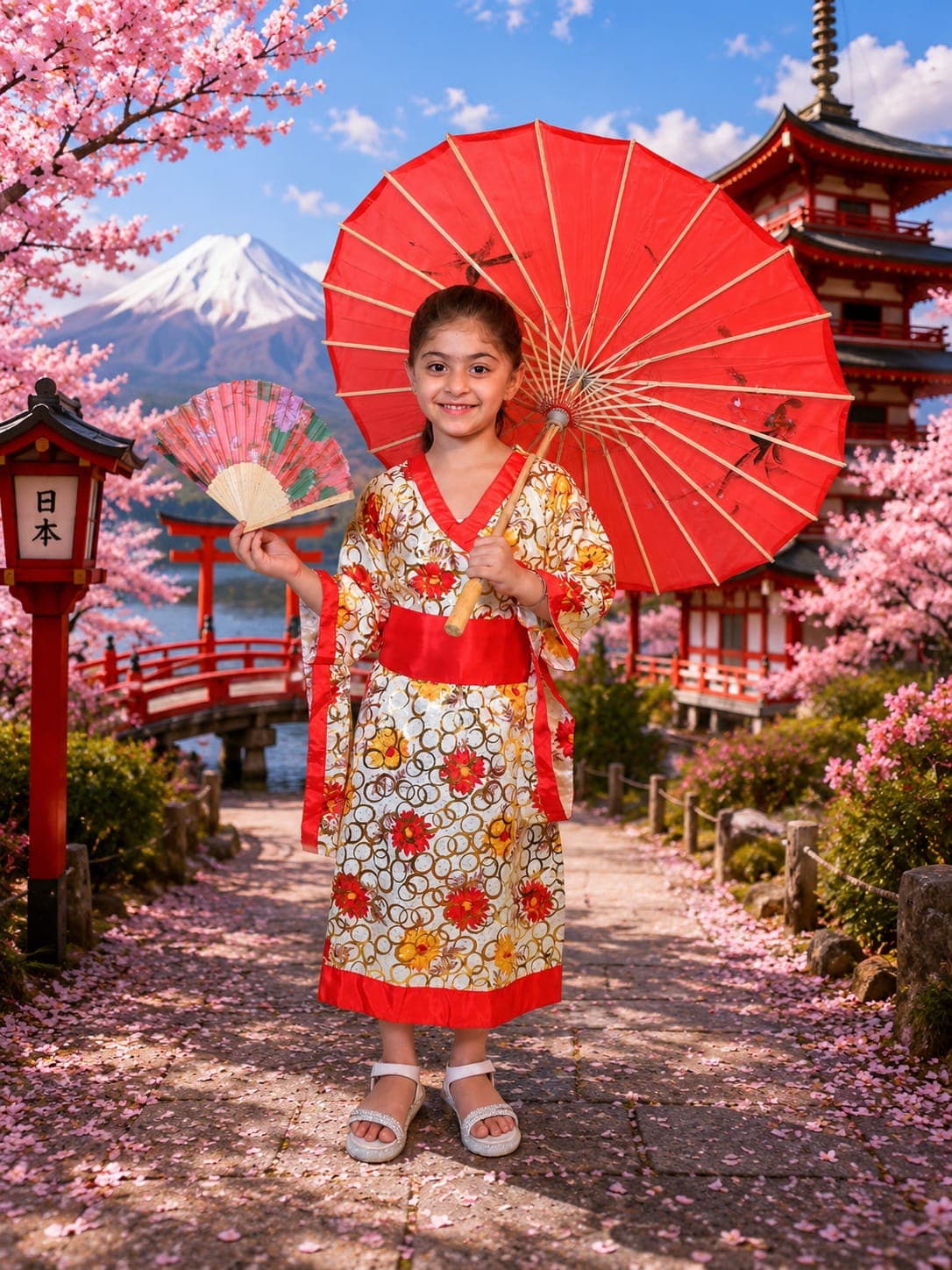 Japanese kimono dress image 1