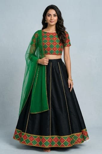 Designer Lehnga dress image 2