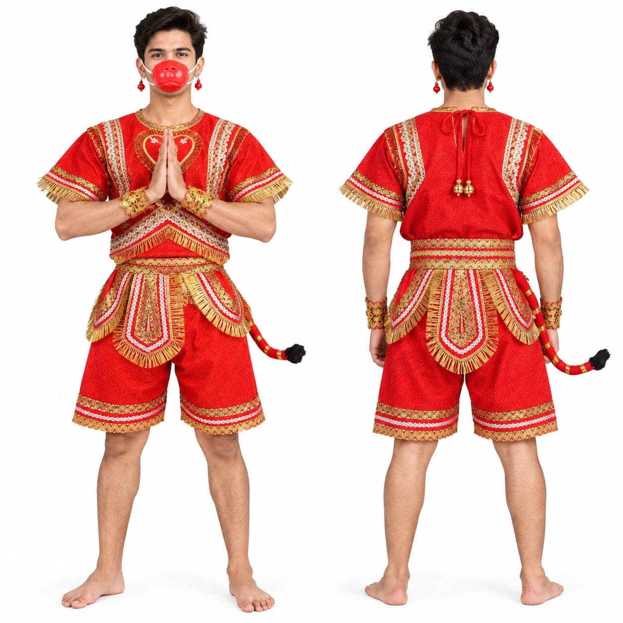 Hanuman ji dress image 3