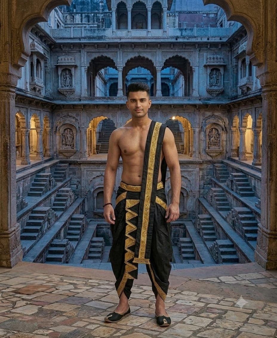 Dhoti patka dress image 3