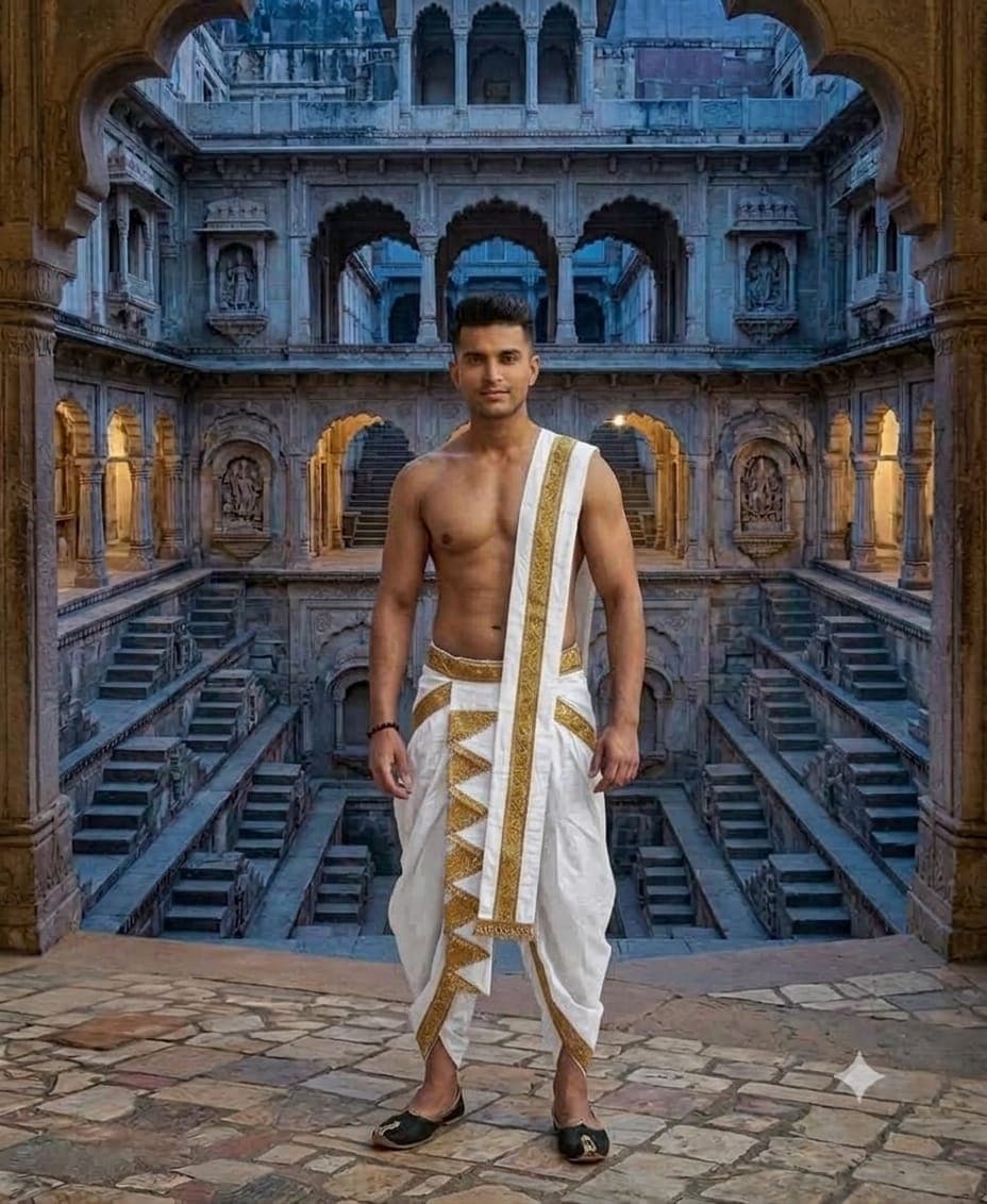 Dhoti patka dress image 3