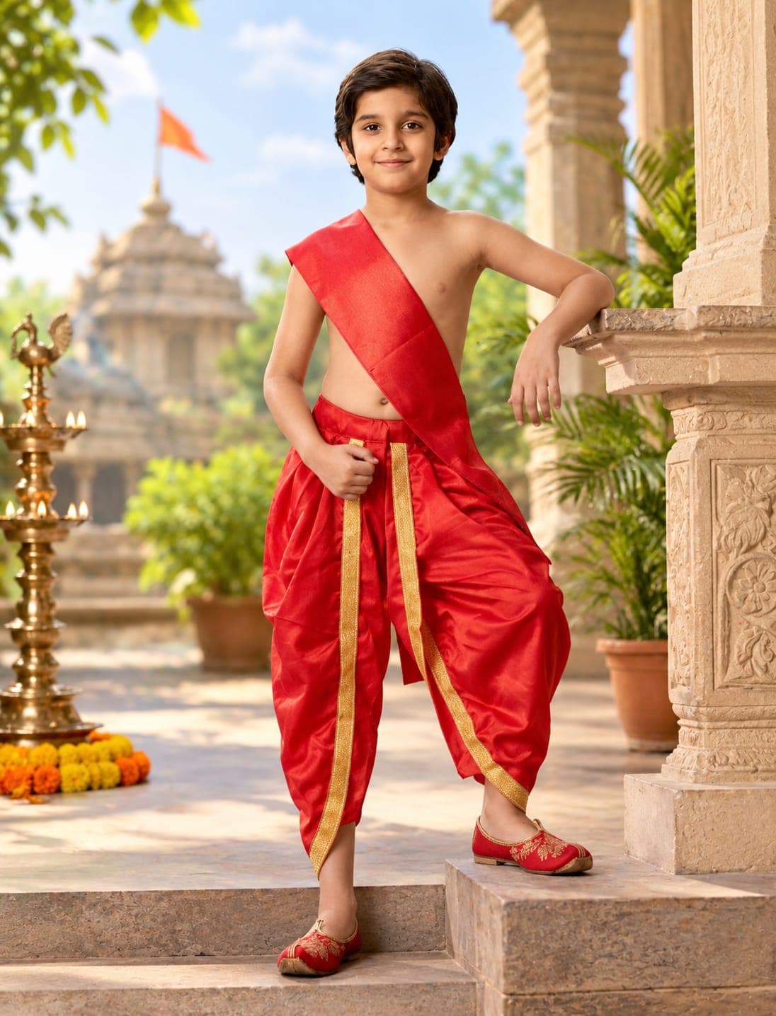 Dhoti patka dress image 2