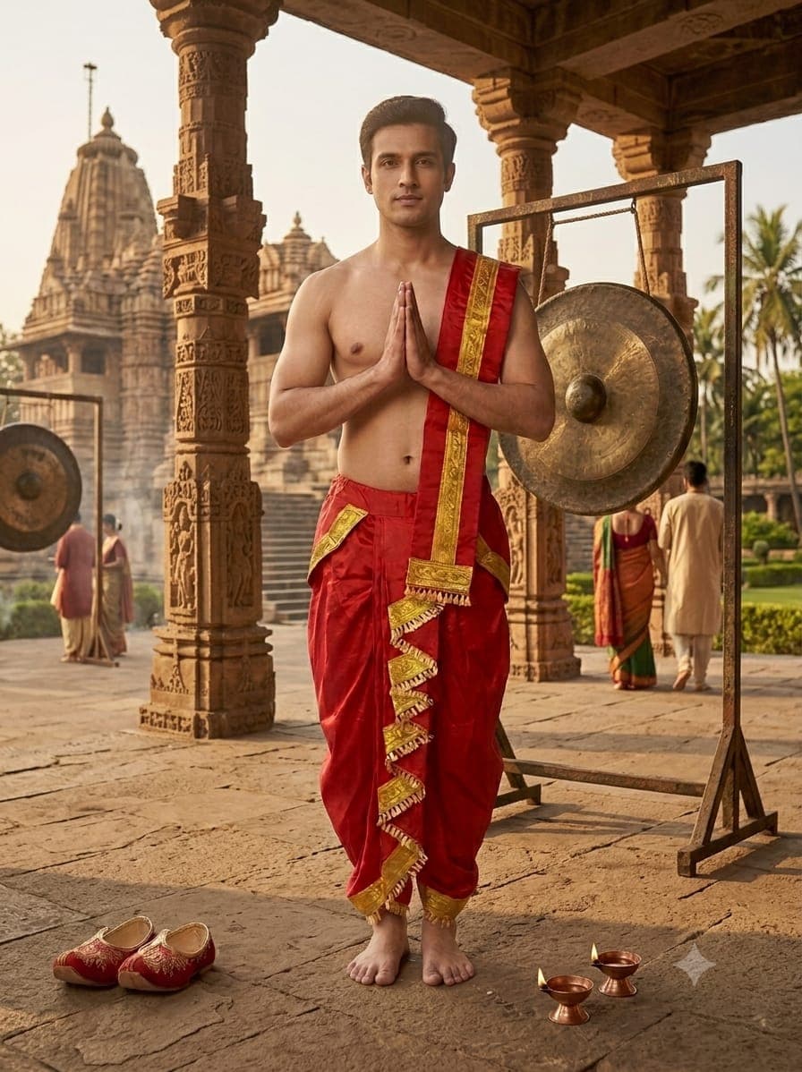 Dhoti patka dress image 3