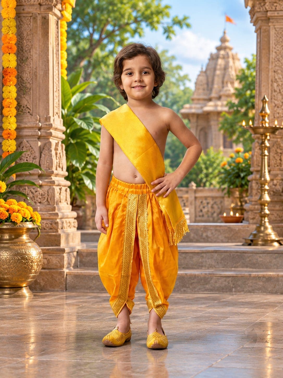 Dhoti patka dress image 1