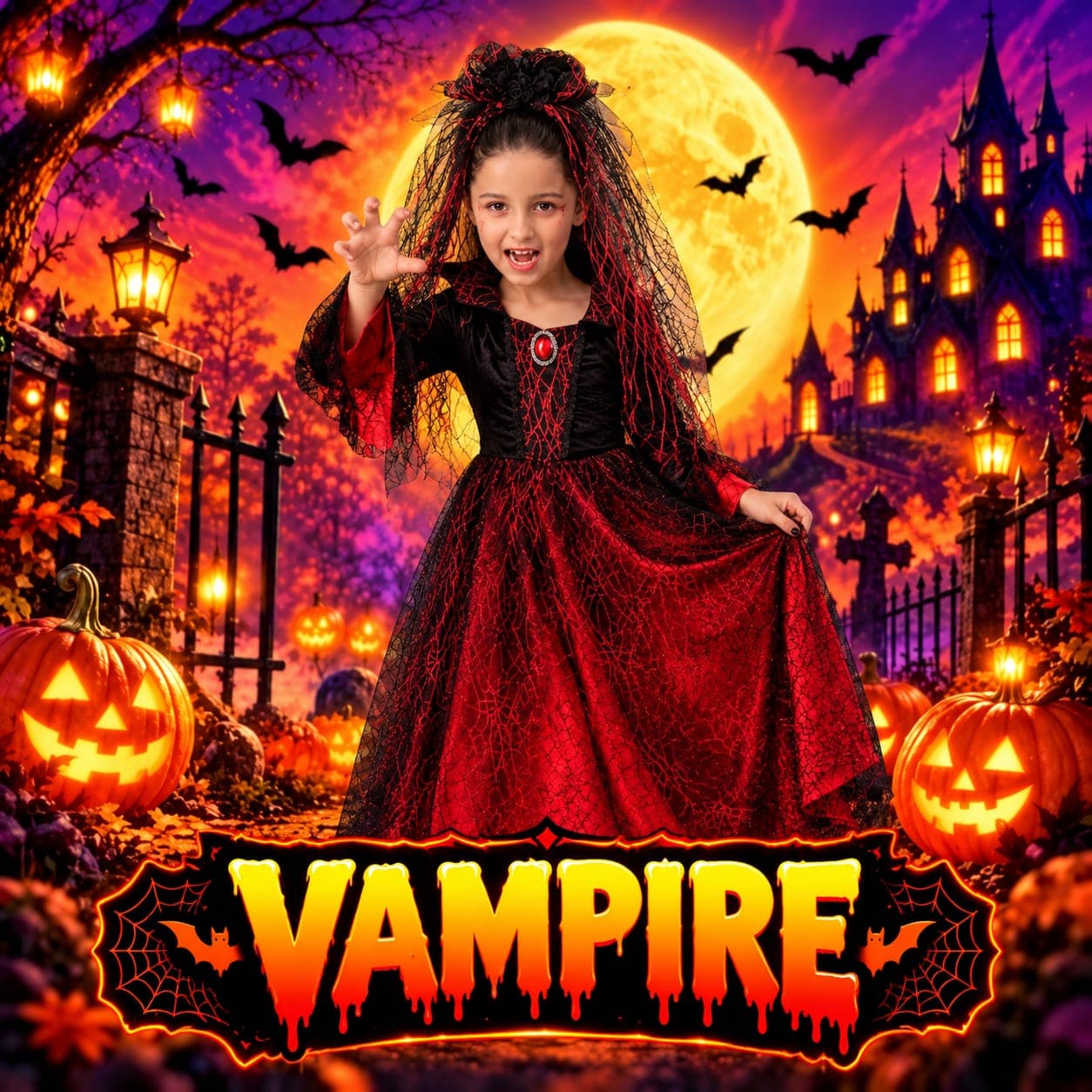 Vampire girl dress image 1